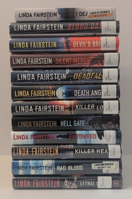 Linda Fairstein Lot of 12 Alex Cooper Series Hardcover Mystery Collection