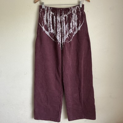 Youngla Dark Wave Jogger Pants Size Large Printed Gym NWT