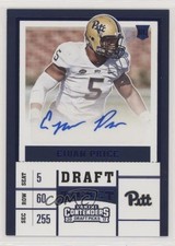 2017 Panini Contenders Draft Picks Ticket Blue Foil Ejuan Price #280 Auto 3t5