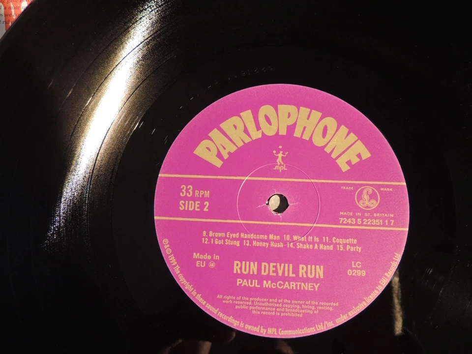 LP Paul McCartney  Run Devil Run 1999 Parlophone | Mint- - Image 4 of 4
