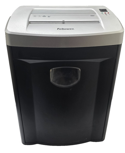 Fellowes DM8C Paper Shredder Cross Cut w/ Bin Tested Working Home Office Black