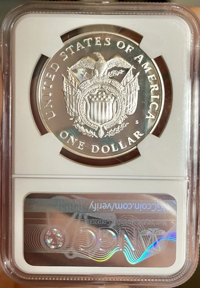 1994-S US Capitol Bicentennial Proof Silver $1 Coin! NGC PF69 Ultra Cameo 🔥 - Image 2 of 2