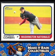 Patrick Corbin 2023 Topps Heritage #386 Washington Nationals Baseball