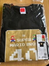 Official Nintendo Super Mario Bros 40th Anniversary T-shirt XL NEW