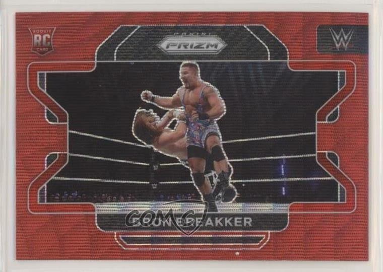 2022 Panini Prizm WWE Ruby Wave Prizm Bron Breakker #39 s3g
