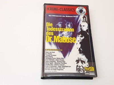 Die Todesstrahlen des Dr. Mabuse 1964 VHS German PAL Toppic Video Großbox
