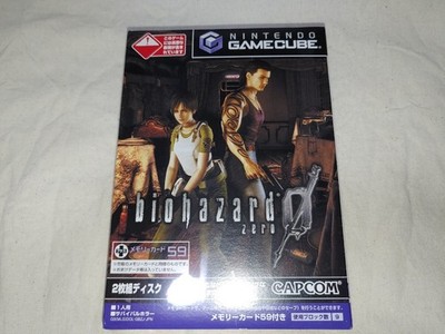 Biohazard Zero GameCube GC ungeöffnet NTSC-J 2 Disc mit Memory Card 59 Japan ...