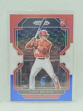 Cody Wilson 2022 Panini Prizm Red White & Blue Prizm Rookie #94 NrMt