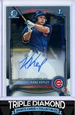 2025 Bowman Draft Chrome 1st Kane Kepley Prospects Autograph Auto E569