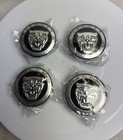 4 x Genuine Jaguar Growler Alloy Wheel Centre Caps XF XE All Models T2H58379 NEW