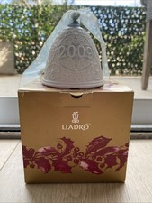 LLADRO 2009 Christmas Ball w/ Box - Item # 01007162 White Light Blue Snowflakes