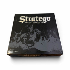 MB Games Stratego Onyx Edition Strategy Board Game Adult Collectible Complete 2P