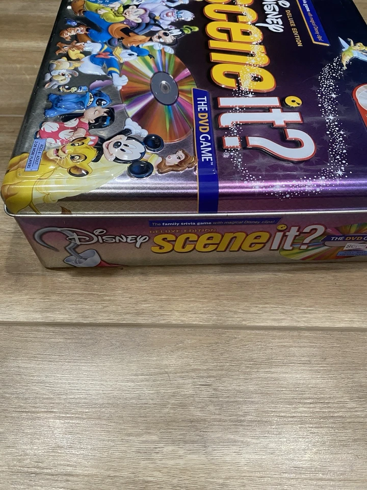 Disney Scene It? Deluxe Edition 2 DVD Board Game 2005 W/Collectors Tin - Image 4 of 4