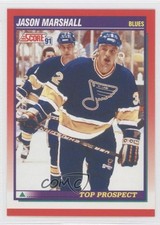 1991-92 Score Canadian Top Prospect Jason Marshall #278 0w8