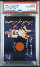 2000-01 JASON WILLIAMS FLEER LEGACY BALL OF FAME PSA/DNA AUTOGRAPH AUTO AUTHENTC