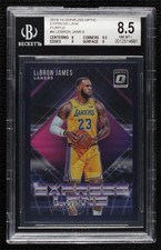 2018 Panini Donruss Optic Express Lane Purple Prizm LeBron James #4 BGS 8.5 9l4