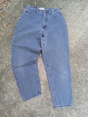 Vintage Faded Glory Size 13 Women's Barrel Leg Lantern Denim Mom Jeans Y2K Pants