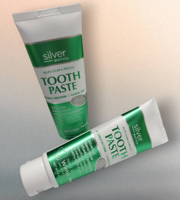 2 Pack American Biotech Labs Silver Biotics Tooth Paste Winter Mint (4 oz +4 oz)