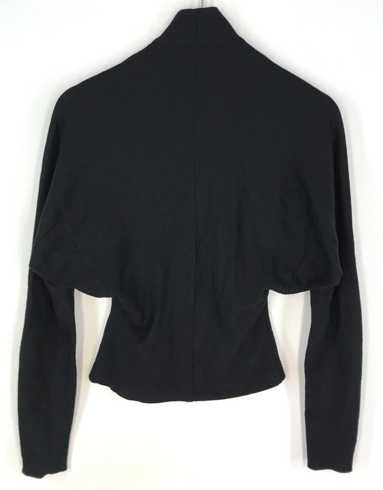 Jersey para mujer TOM FORD cuello en V negro polar lana talla 36/XS Foto 3 de 4