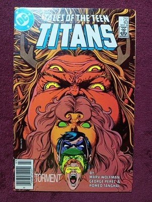 DC Comics Tales of the Teen Titans #63 1986 Nightwing Teen Titans Boarded