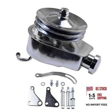 Bestparts Chrome Power Steering Pump And Pulley Bracket Kit Compatible With Gm