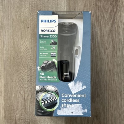 Philips Norelco Shaver 2300 Rechargeable Electric Razor w/ Pop Up Trimmer Works