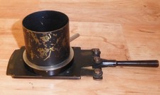 antique iris diaphragm mechanism with blades