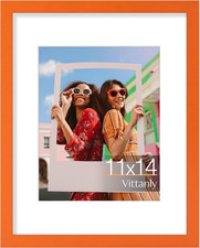 11X14 Picture Frame Display Pictures 8X10 with Mat or 11X14 without Mat Engineer