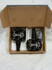 Wellgo WPD-823 Dual Sided Clipless Pedals, Aluminum, 9/16", Black *NEW*