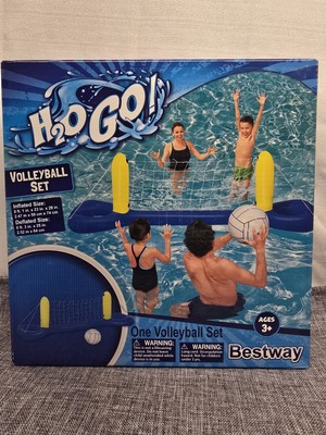 Swimming Pool Volleyball Set Inflatable 8'x23''x29'' New