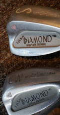 SET 2 ORLIMAR DIAMOND STEEL CAVITY BACK WEDGES - SW  LW VERY NICE W REG STEEL
