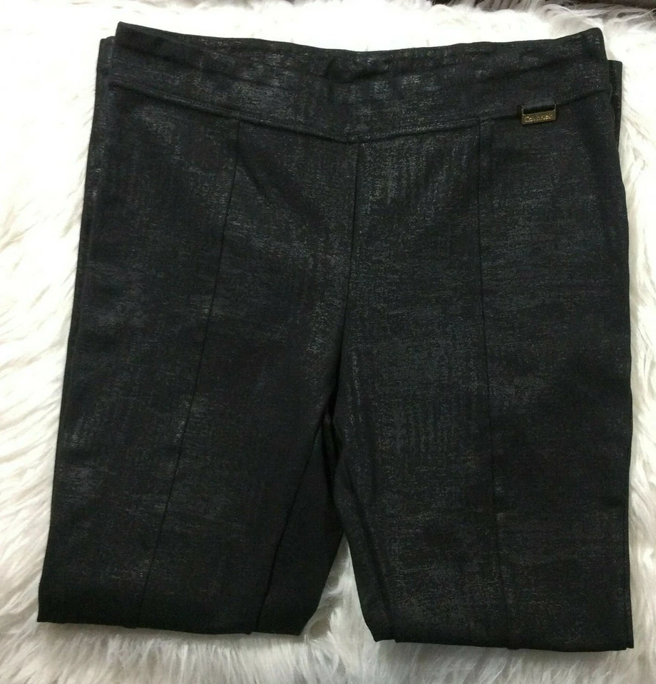 Новые без ценников черные блестящие леггинсы Calvin Klein размер M - Изображение 3 из 3