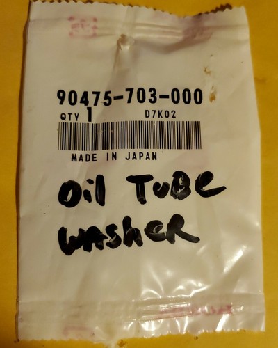 NOS Honda Washer C ATC350 TRX 250 300 350 CB NT XL XR NX 90475-703-000 NEW OEM - 第 1/3 張圖片