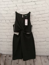 Wild Fable Black Twist Front Cut Out Mini Dress Size L