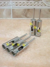 5 x 10MM THK Premium GRIT 50 Diamond coated hole saw drill bit drills 1/8" shank