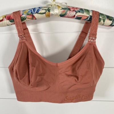 Cake Lingerie Womens Sugar Candy Seamless Nursing Bra sz S NWT Pink Comfortable