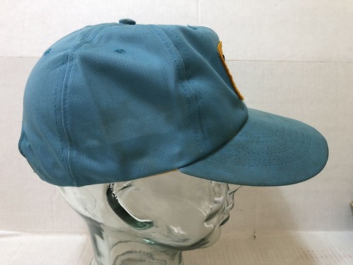 Vintage CAT Diesel Power Trucker Hat Snapback Cap w/ Patch - LIGHT BLUE - Picture 2 of 8
