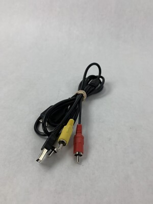 #ad Sony Camera ZCAT 2035 0930 1325 0530 3Pin AV RCA Camera Video Cord Lot of 2 $13.99