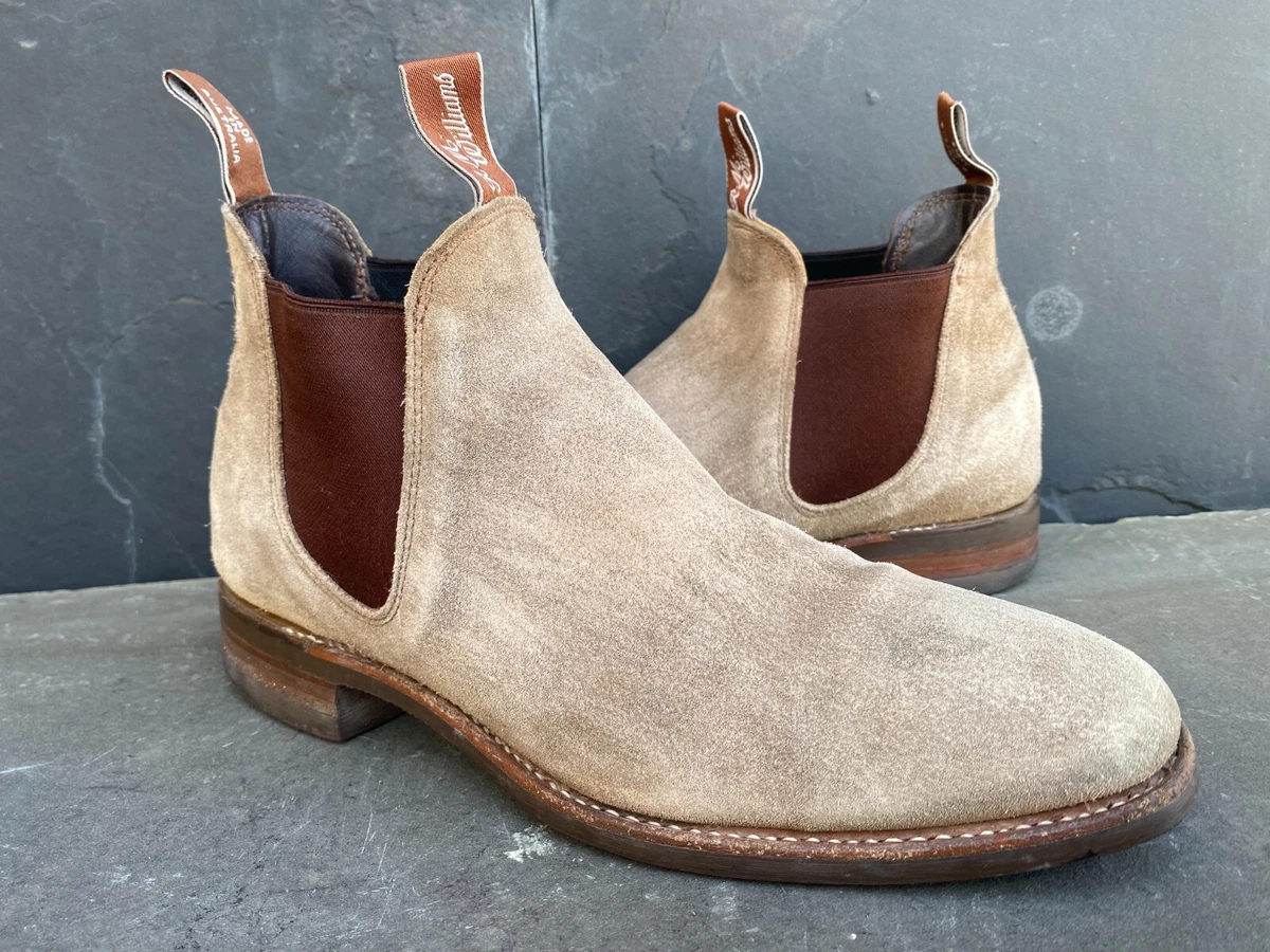 R.M.WILLIAMS Comfort Craftsman Suede Chelsea Boots for Men