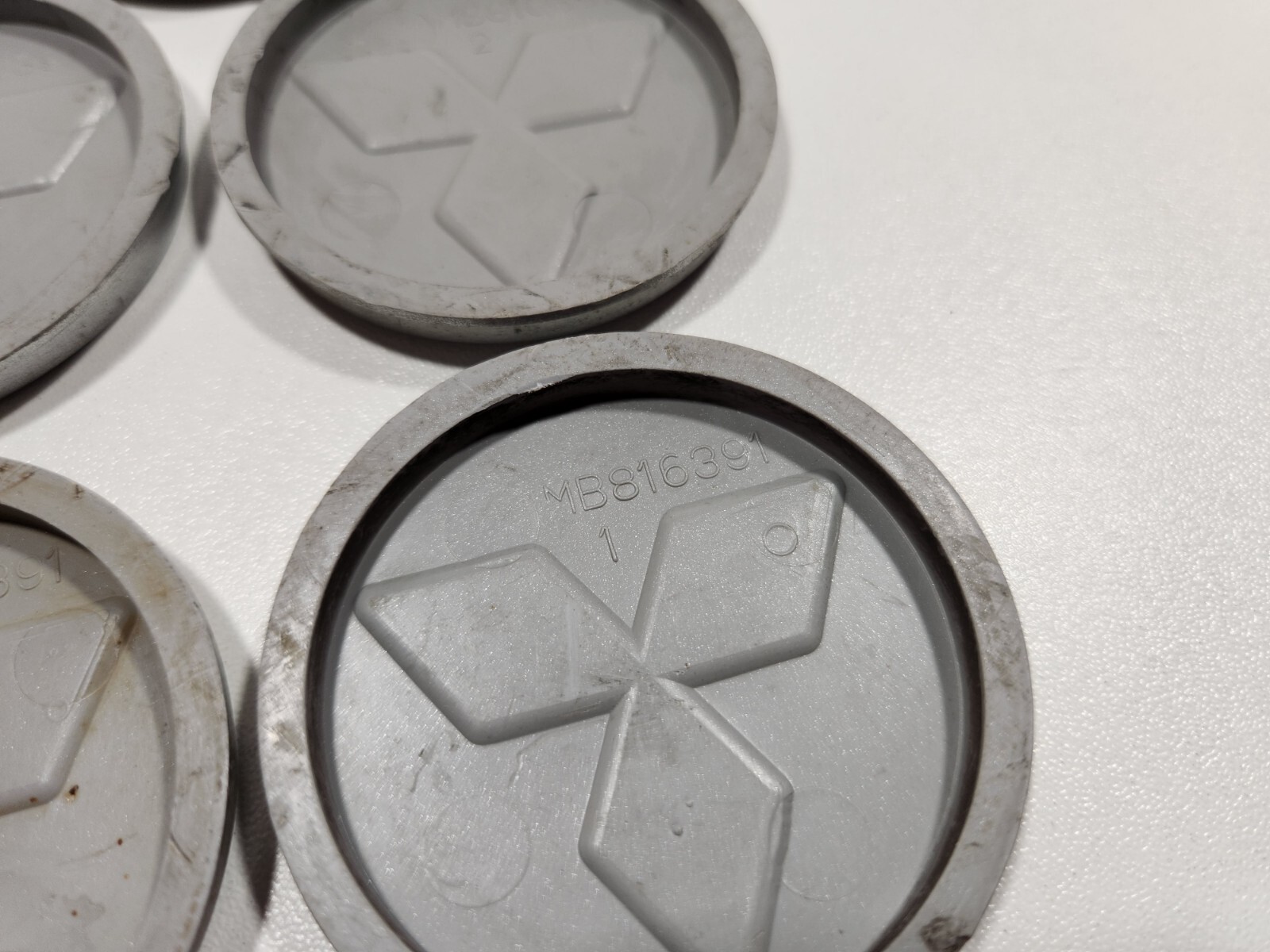 Mitsubishi Alloy Wheel Centre Caps Full Set Genuine 57mm MB816391 Rims