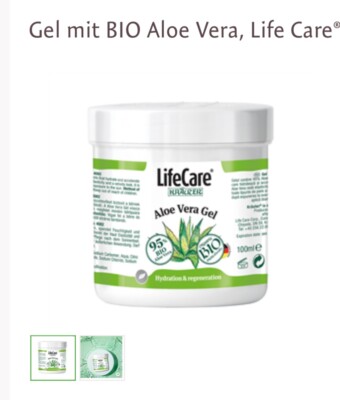 Gel mit BIO Aloe Vera, Life Care