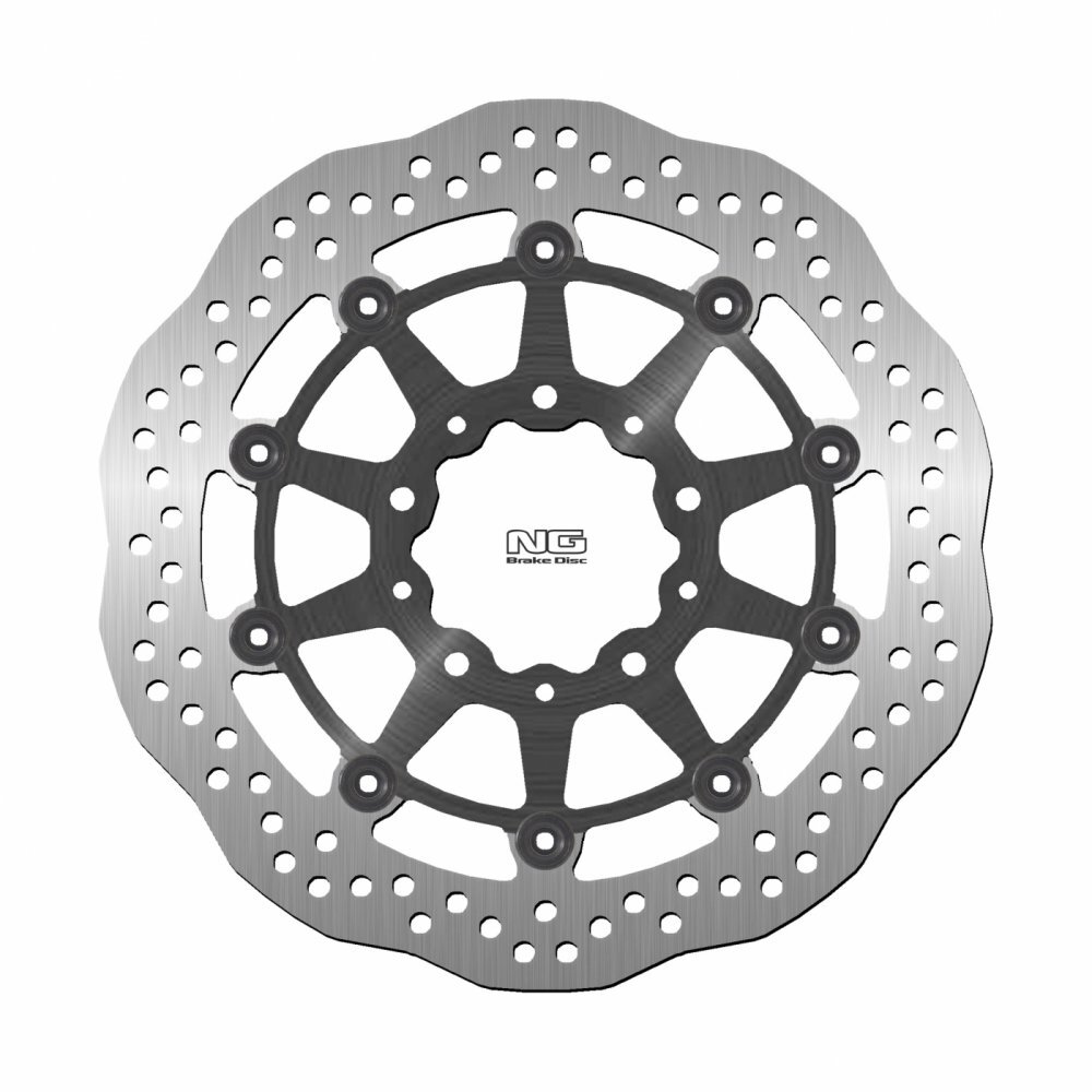 Disque de frein avant NG haute précision en acier spécial pour Kawasaki ZX6R et ER6