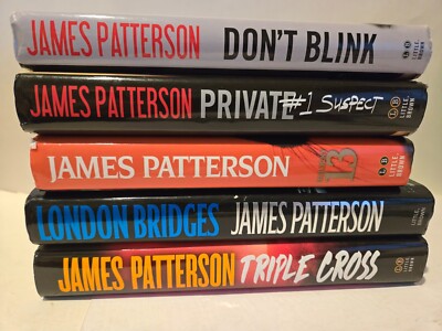 Lot Of  5 James Patterson Hardcover Books  NEW (other)