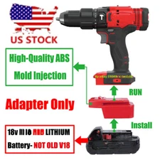 1x Adapter Suitable for Milwaukee M18 Battery To for Craftsman V20 Cordless Tool