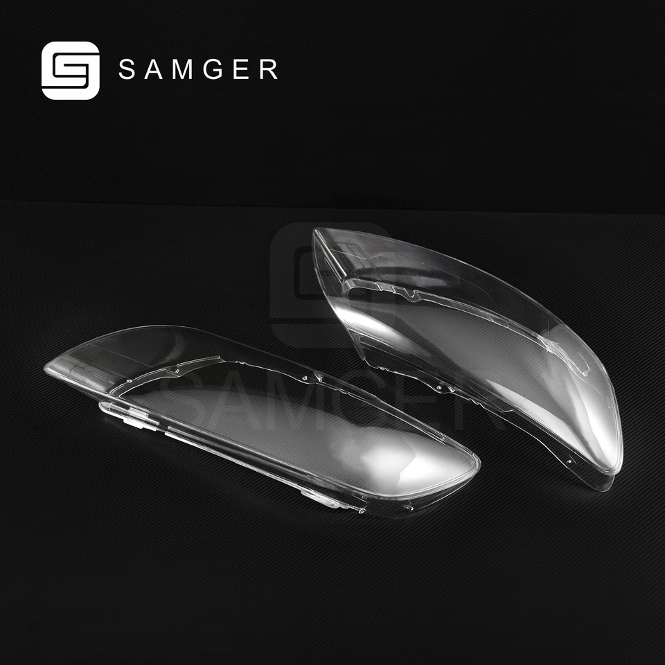 Ajuste para Audi Q7 2006-2015 izquierda derecha faros cristal dispersos cubierta - Imagen 4 de 4