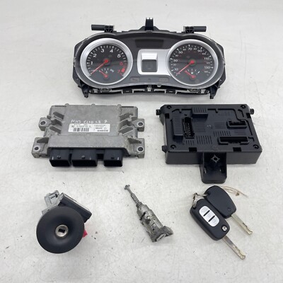 RENAULT CLIO MK3 ECU KIT 8201077701 ENGINE CONTROL 100 BHP 1.2 TCE D4F 786 09-12