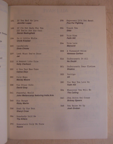 alte Noten 21st century smash hits 54 songs piano/vocal/guitar - Bild 3 von 4