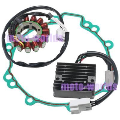 Stator Coil＆Voltage Regulator+Gasket For Kawasaki ZX600 Ninja 600 ZX6R 2007-2008