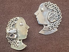 ARTESIAN Ethnic  Woman's  Earrings Pierced ~ 925 Sterling  One of a Kind — photo 1
