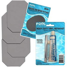 Repair Kit for Easy Set, Fast Set, Frame Set Pool Liner Vinyl Patches and Glue